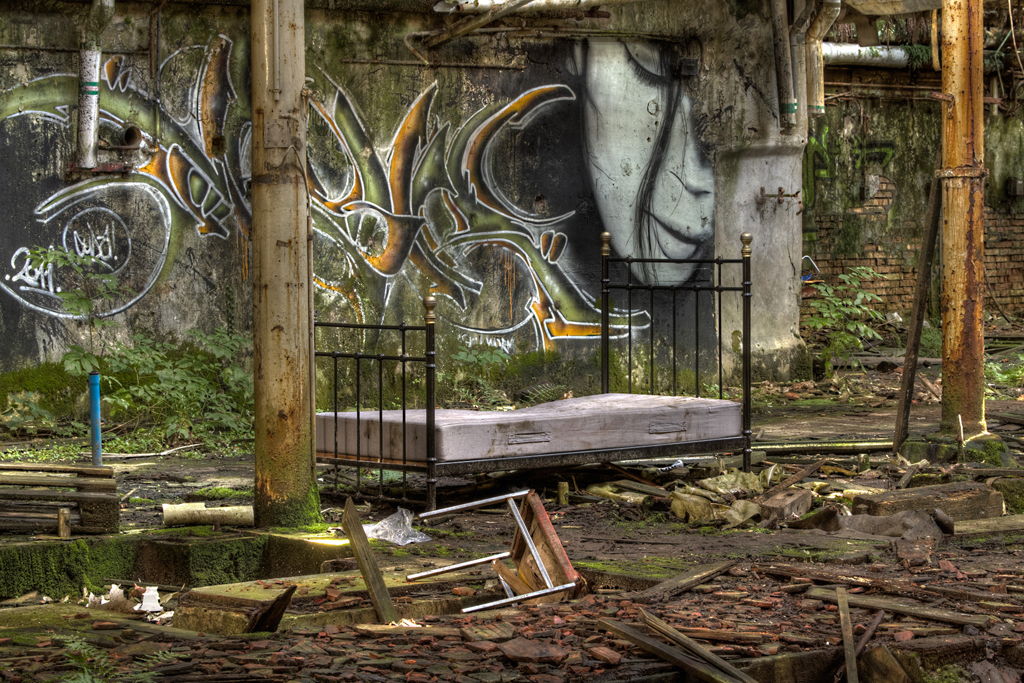 Verlassene Textilfabrik, Bodensee, Oktober 2012 Verlassene Textilfabrik, Bodensee, Oktober 2012