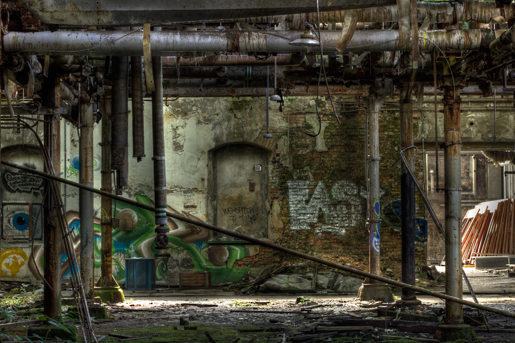 Verlassene Textilfabrik, Bodensee, Oktober 2012 Verlassene Textilfabrik, Bodensee, Oktober 2012