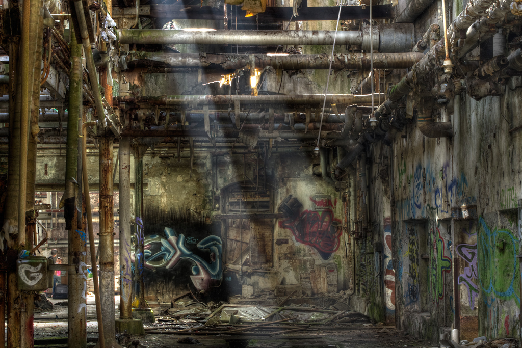 Verlassene Textilfabrik, Bodensee, Oktober 2012 Verlassene Textilfabrik, Bodensee, Oktober 2012