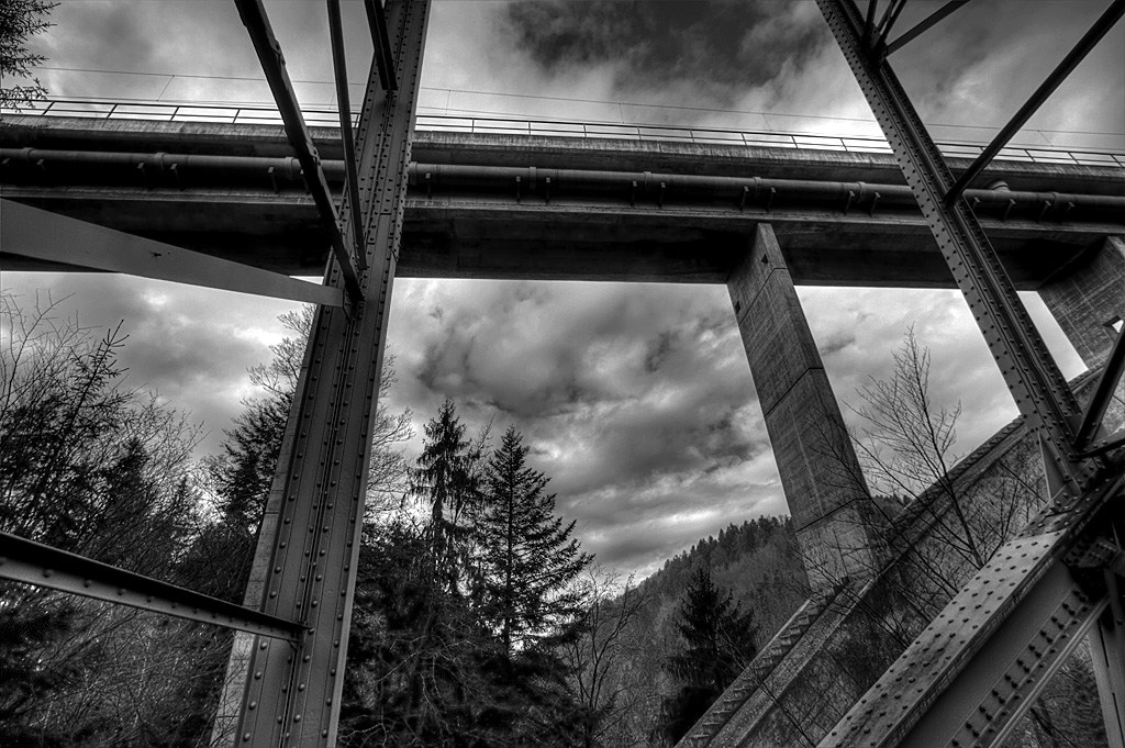 Schwarzwasserbrücke under the bridge hdr hdri urbanexploration urban exploration schweiz bern switzerland