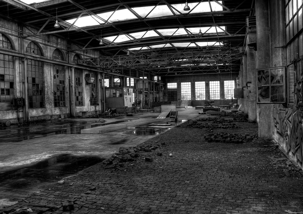 Torfeld Süd, Schweiz lost places - vergessene orte in der schweiz - torfeld süd aarau verlassen hdr hdri schwarz/weiss urban exploration